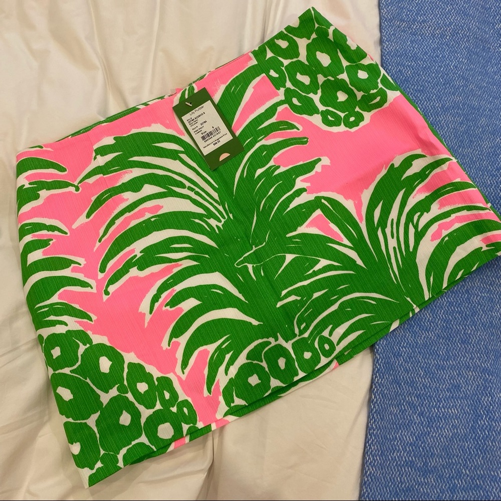NWT - Lilly Pulitzer Tate Skirt Pink Pout Flamenco - Picture 4 of 9